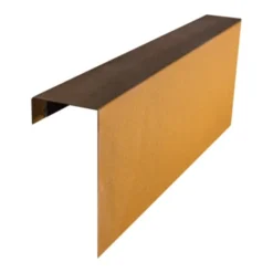 Overzetprofiel Corten Staal Voor Stapelblokken 100x30x12 Cm