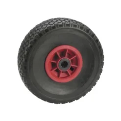 Los Wiel PUR 260mm Met As 20mm Tot 100kg