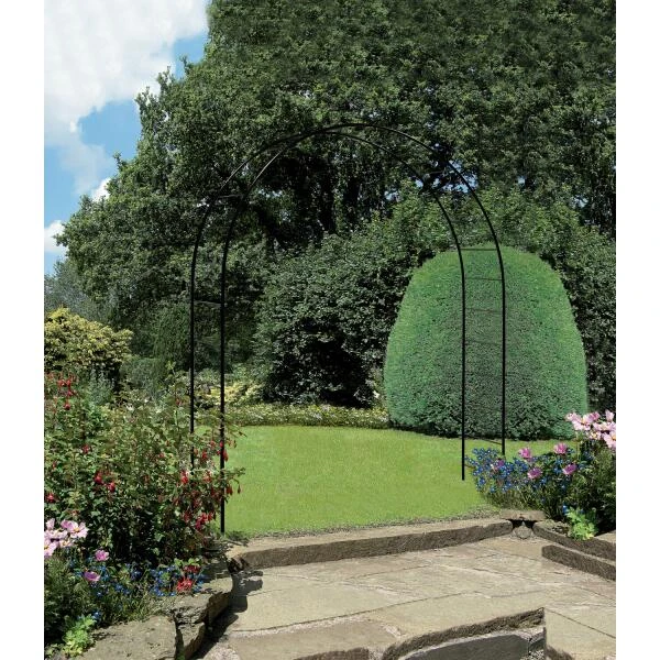 Rozenboog London 230 × 240 × 40 Cm - Zwart - Afbeelding 2