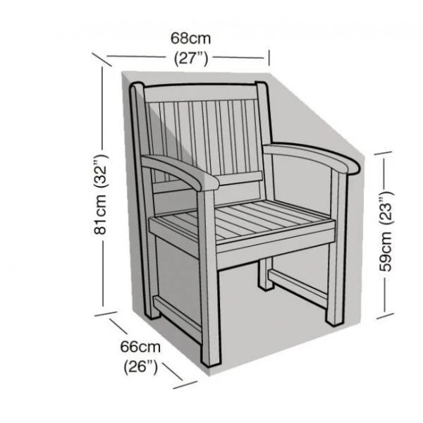 Beschermhoes Tuinstoelen Met Armleuningen - 68 × 66 × 81 Cm